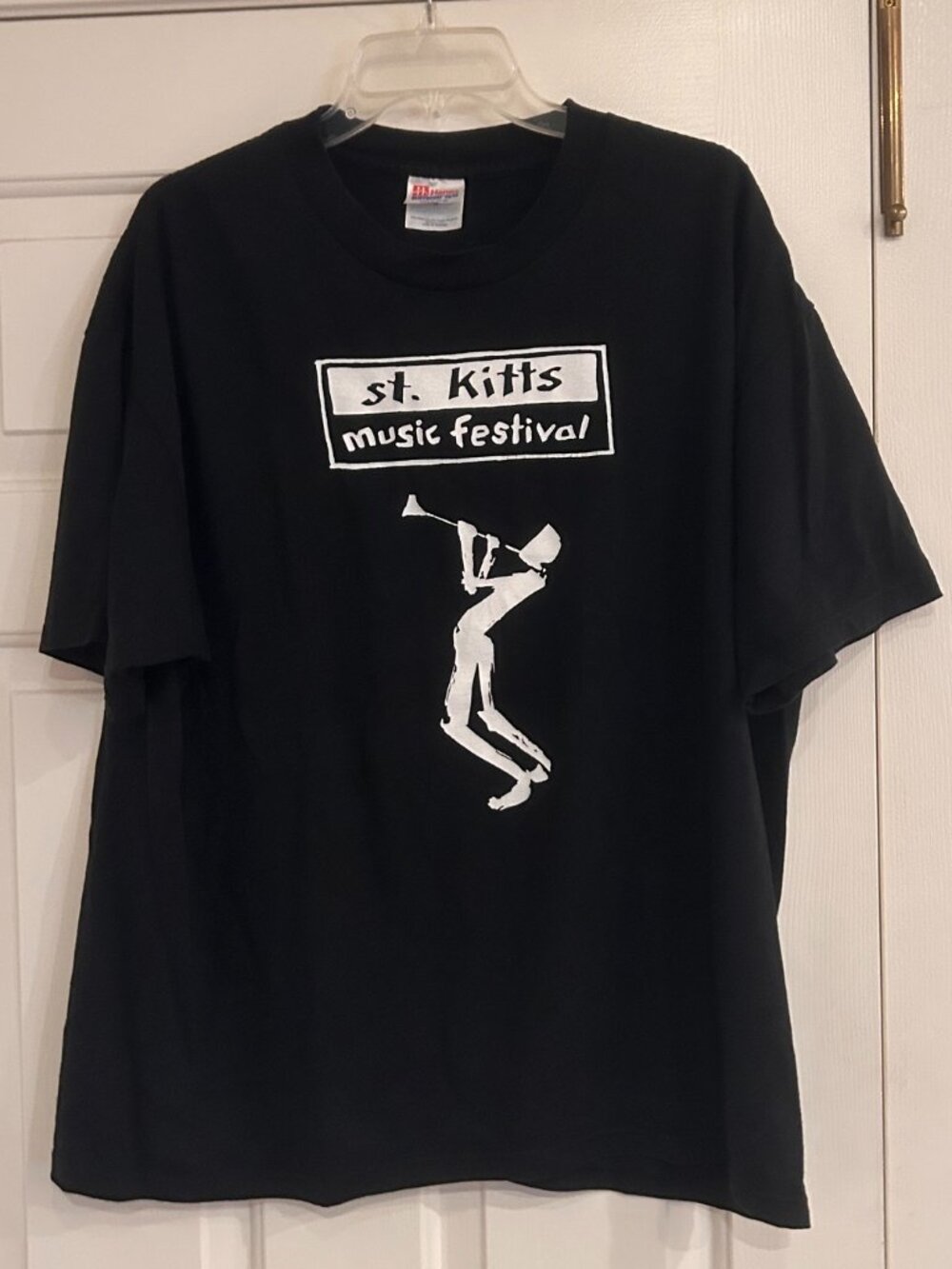 Vintage St. Kitts Music Festival 1997 Black T-shirt Caribbean XL